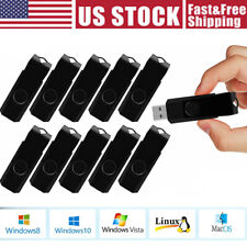 5/10 Pack Swivel USB Flash Drive Flash Memory Stick Thumb Drives 1GB-64GB picture