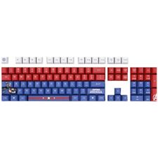 Captain America Keycaps Set PBT Cherry Height for Mechanical Keyboard 128 Keys picture