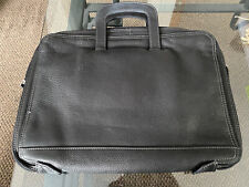Wilsons Leather Laptop Case/Briefcase Black 15