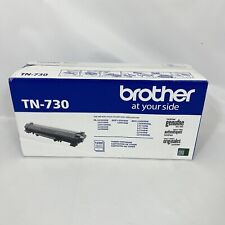 New OEM Sealed Brother Genuine TN730 Black Standard Yield Toner Cartridge picture