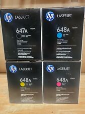 HP 647A / 648A CE260A CE261A CE262A CE263A BLACK / CY / YL / MG FULL SET  picture