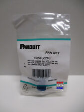 Panduit CMDSLCZBU LC duplex mini-com module fiber optic adapter split sleeves picture