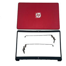 Red Lid Back Cover & Bezel & Hinges M03725-001 For HP 15-DW 15-dw1083wm 15-DW1XX picture