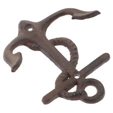 Nautical Wall Hooks Anchor Sculpture Strong and Durable Decor Iron picture