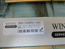 Wintec Server Series 16GB (2X 8GB) DDR3 1333 PC3 RDIMM ECC RAM 3RSH13339R5H-16gk picture