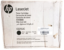 HP LaserJet CE255JC Black Toner Cartridge New with Ripped Box Bottom picture