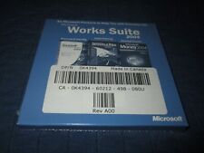 Microsoft Works Suite 2004 DVD-ROM PC Includes Key and Product Codes Sealed-NEW picture