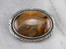 Sterling Silver Pietersite Pin or Pendant picture