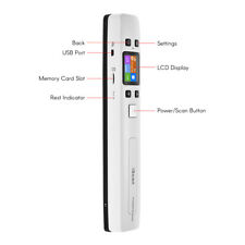 WIFI Portable Scanner A4 Size JPEG/PDF High Speed Document 1050DPI LCD Didsplay picture