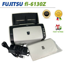 GOOD CONDITION 🔥 Fujitsu Fi-6130Z ADF Document Scanner w/AC Adapter & USB Cord picture