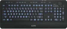Azio new Vision Backlit Large Print Wireless Keyboard KB510W  picture