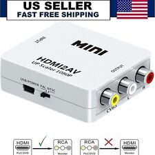 HDMI to RCA 1080P HDMI to 3RCA CVBS AV Composite Converter Video Audio Adapter picture