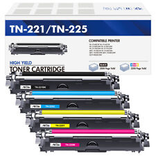 4PK TN221 TN225 BK/C/M/Y Toner Compatible With Brother HL-3170CDW MFC-9130CW picture