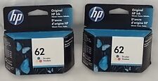Lot Of 2 Genuine HP 62 Tri-color Ink Cartridge - Factory Sealed Expires 4/24 picture