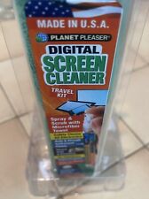 3 Boxes of 18 Planet Pleaser Digital Screen Cleaner Travel Kit-12ml. Made In USA picture
