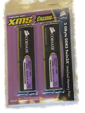 Corsair XMS2 2GB Kit (2x1GB) CM2X1024-6400C4 DDR2-800 MHz Twin2X Matched Mem NEW picture