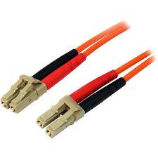 StarTech 50FIBLCLC1 1m Fiber Optic Cable Multimode Duplex 50/125 - LSZH - LC/LC picture
