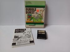 VTG Commodore 64 Bubble Burst Computer Game Cartridge W/Case Tested/Works picture