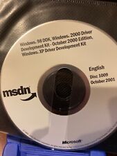 RARE AUTHENTIC & BRAND NEW Microsoft Driver Development Kit 98,xp 2000 , more CD picture