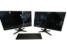 2 Acer G236HL LED LCD 23’ Monitors and HP wireless keyboard-no cables included picture