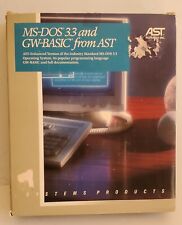 MS-DOS 3.3 and GW-BASIC from AST picture
