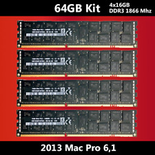 Apple Original 64GB 4x16GB 1866MHz PC3-14900 DIMM DDR3 ECC Memory Modules picture