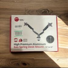 SIIG High Premium Aluminum Dual Monitor Desk Mount 13