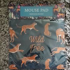Leopard Print Wild And Free 9x8 Smooth & Slip Resistance Mouse Pad picture