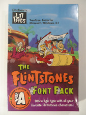 NEW SEALED - Vintage The Flintstones Font Pack for Windows 3.1 (PC, 1992) picture