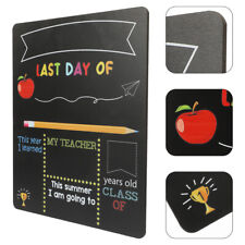  Erasable Chalkboard Children Accessory of School Sign First Day Message Wooden picture