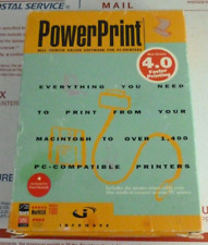 Vintage PowerPrint Mac Printer Driver Software for PC Printers Version 4.0 picture
