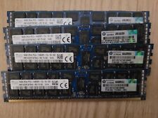 Lot of 4 x 16GB (64GB) SK Hynix HMT42GR7BFR4C-RD PC3-14900R DDR3 Server Memory picture