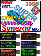 LinuxMint 20.2 Cinnamon-64 32gb Boot USB /Unlimited Virus,Utilities,Security MK1 picture