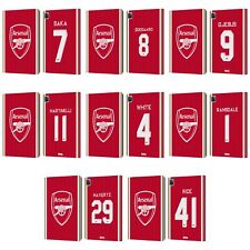 OFFICIAL ARSENAL FC 2023/24 PLAYERS HOME KIT LEATHER BOOK CASE FOR APPLE iPAD picture