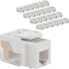 Voice RJ11 Keystone Jack for EZ® Style, White, 25-Pack picture