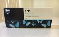 HP 771 771a B6Y20A Light Cyan Ink Cartridge Z6200 Genuine New Sealed Box 2025 picture