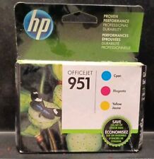 HP 951 Color Combo Cyan/Magenta/Yellow Ink Cartridge NEW GENUINE OEM Exp: 2016 picture