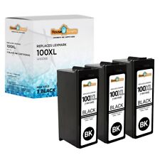 3 PK 100 XL Black Ink Cartridges for Lexmark Impact S305 S300 S302 S301 Printer picture