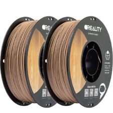 2 Pack Creality Wood Filament PLA, 3D Printer Filament 1.75 mm 2KG Smooth Silk picture