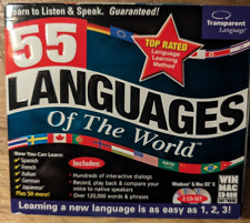 55 Languages of the World 2006 PC Mac CD-ROM Best Rated Language Learning Method picture