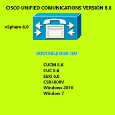 Cisco Collaboration Voice Lab  CUCM, CUC 8.6 + ESXi version 6.0 picture
