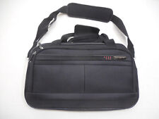 New Samsonite Black 18 X12 X9 Carry-On Bag Shoulder Strap Brifcase Travel Laptop picture