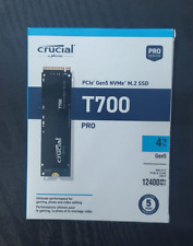 Crucial T700 4TB Gen5 NVMe M.2 SSD - Up to 12,400 MB/s - CT4000T700SSD3 - Fast picture
