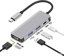 4-in-1 Multiport Type-C USB-C HUB to 4K HDMI USB 3.0 Adapter For MacBook Pro Air picture
