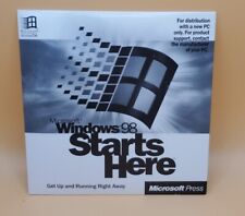 Windows 98 Starts Here CD Microsoft Press Vintage Software picture