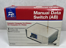 NIB PC Accessories Manual Data Transfer AB Switch P17010  DB25 Connectors picture