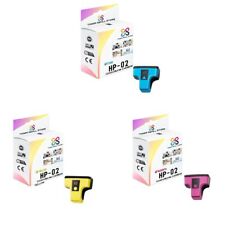 3PK TRS 02 CMY HY Compatible for HP Photosmart 3110 3210 3210v Ink Cartridge picture