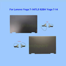 New LCD Rear Back Cover Hinge Kit L&R For Lenovo Yoga 7-14ITL5 82BH Yoga 7-14 US picture