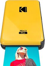 KODAK  Mini 2 Plus Bluetooth Portable Photo Printer w/ 4Pass Technology - Yellow picture