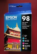 05-2023 GENUINE Epson 98 Ink C13T098820 T0981-T0983-T0986 ARTISAN 700 710 725 picture